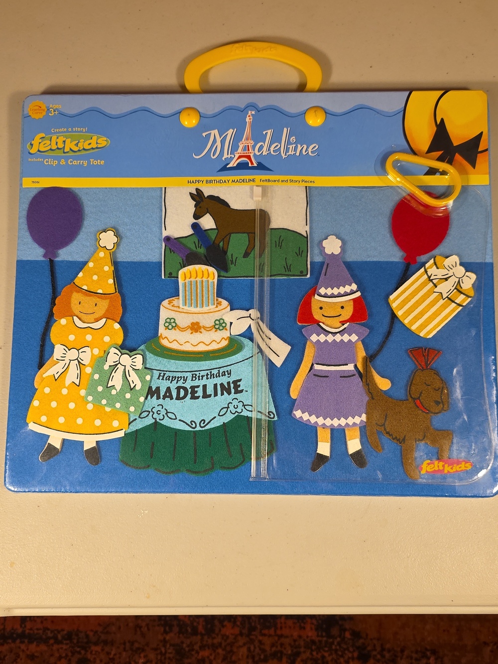 NWT Collectible 2002 Madeline felt kids Happy Birthday Madeline kit